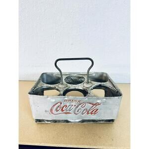 Vintage Coca-Cola Aluminum Carrier-6 Pack